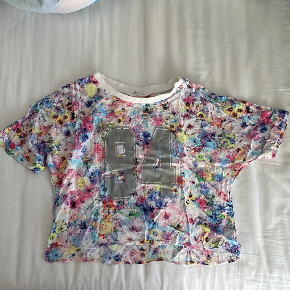 H&M girls crop top